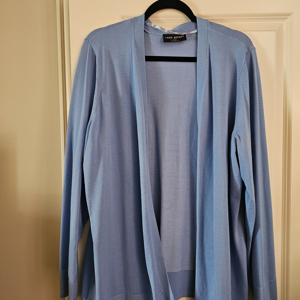 Lane Bryant Light Blue Cardigan